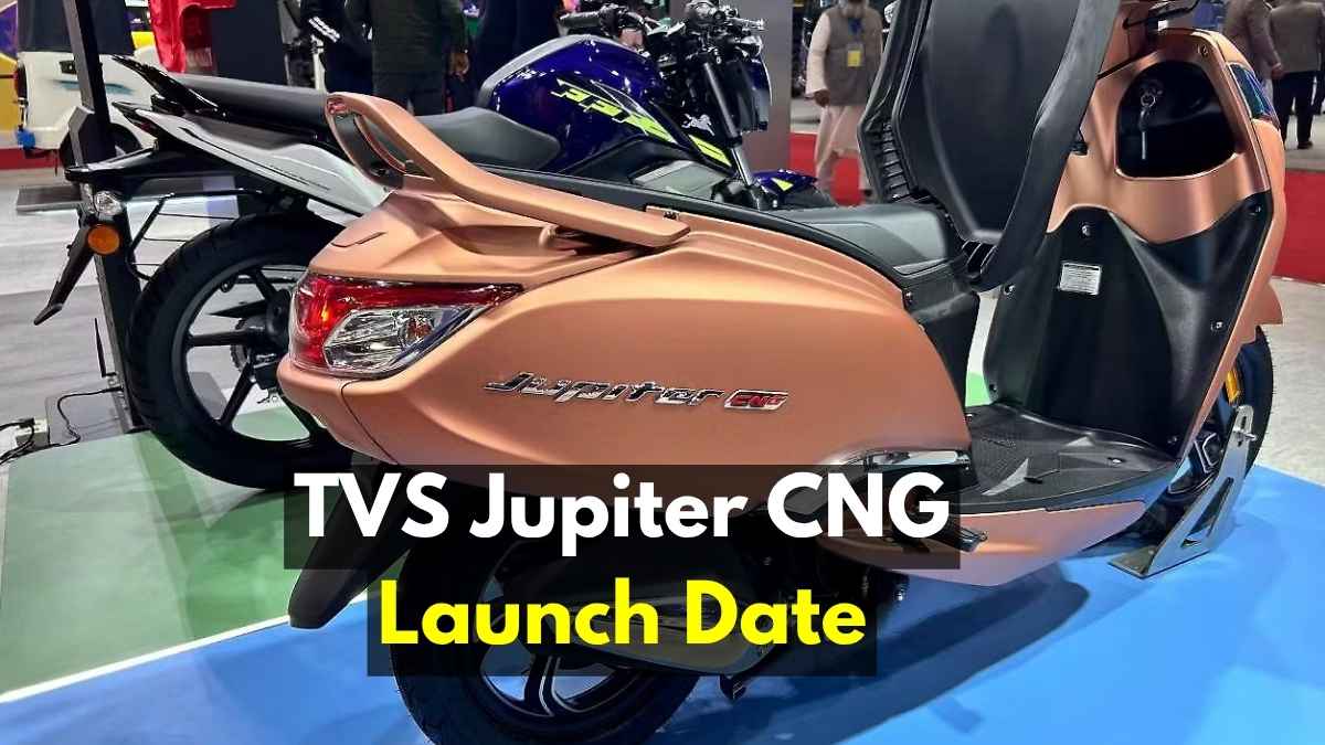 TVS Jupiter CNG Scooter to Launch Soon — Will Offer 226 km Mileage, Check Price, Design & Features